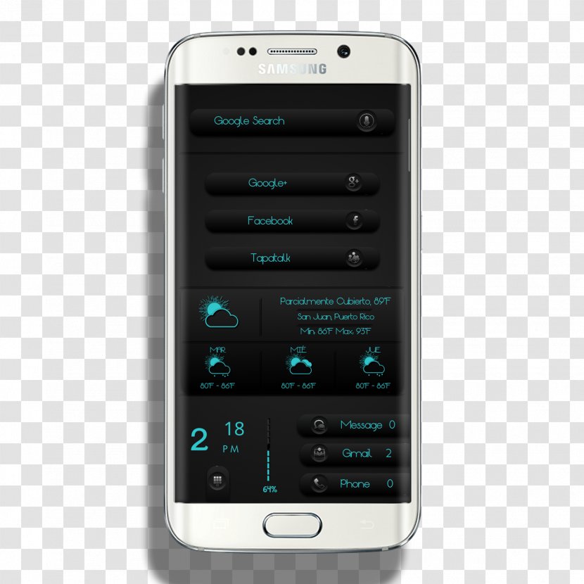 Feature Phone Smartphone Mobile Phones Widget Handheld Devices - Telephony Transparent PNG