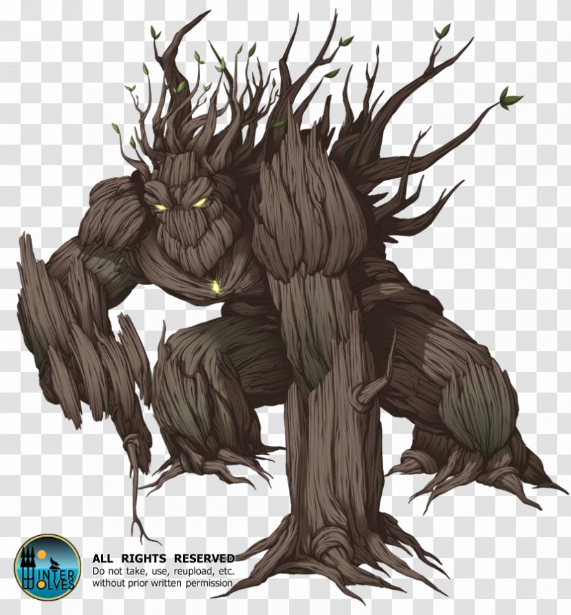 Treebeard Ent Art Green Man - Forest - Tree Transparent PNG