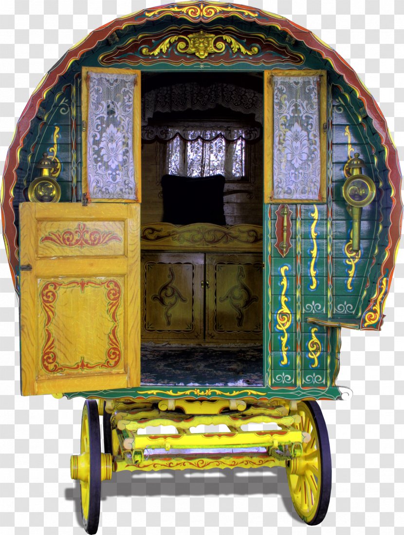 Wagon Vardo Romani People Clip Art - Arch - Retro Door Transparent PNG