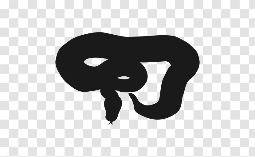 Rattlesnake Silhouette Clip Art - Cobra - Snake Transparent PNG