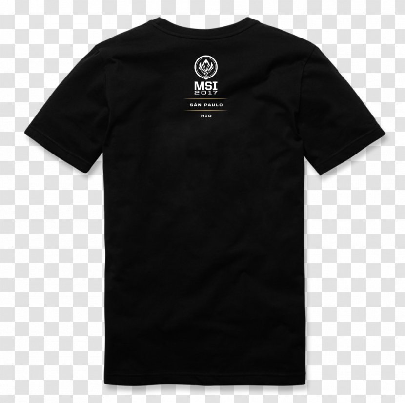 Printed T-shirt Clothing Sleeve - Black Transparent PNG