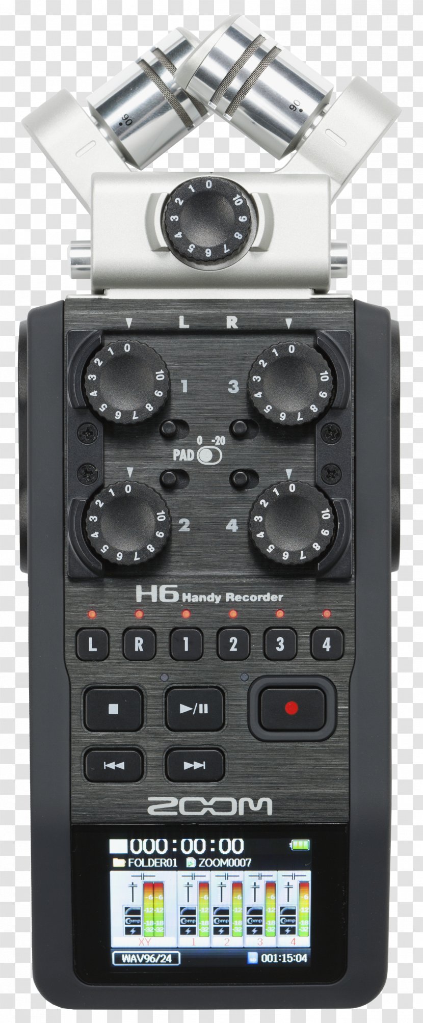 Microphone Zoom Corporation Audio Sound Recording And Reproduction H2 Handy Recorder - Tree - Mic Transparent PNG