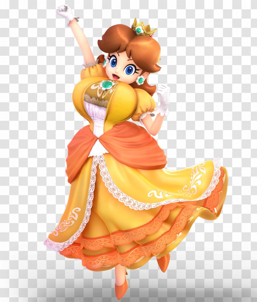 Super Smash Bros.™ Ultimate Princess Daisy Peach Bros. For Nintendo 3DS And Wii U - Doll Transparent PNG