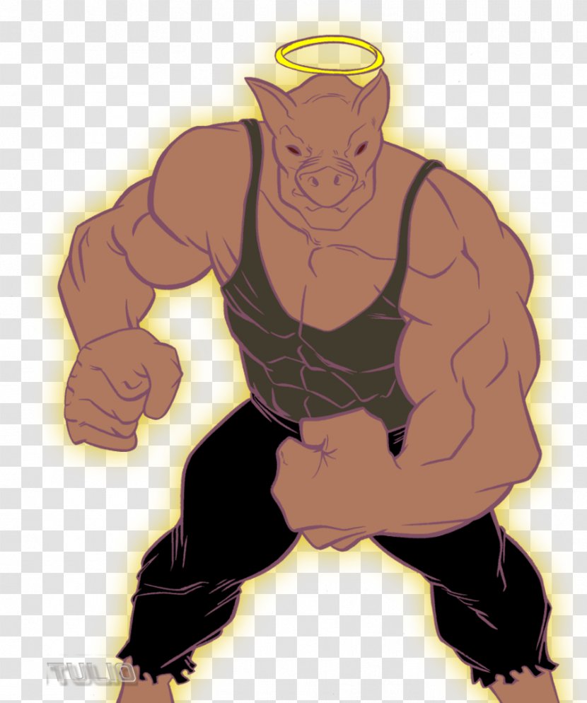 Barechestedness Animated Cartoon Superhero - Watercolor - Spider Ham Transparent PNG