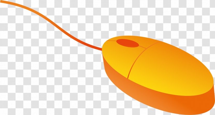 Technology - Orange - Mouse Vector Material Transparent PNG