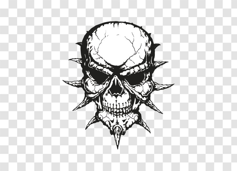 Skull Drawing Sketch - Artwork Transparent PNG