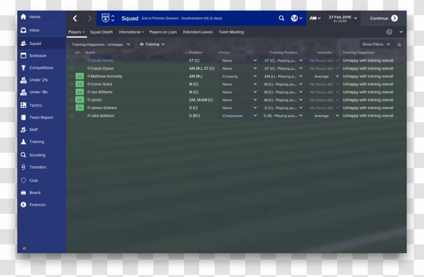 Football Manager 2015 Tottenham Hotspur F.C. Sales Computer Program - Fc - Shoot Transparent PNG