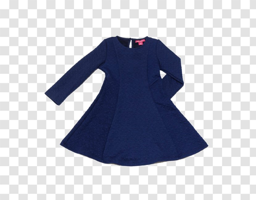 Cable Knitting T-shirt Sleeve Dress - Electric Blue - Kids Cloths Transparent PNG
