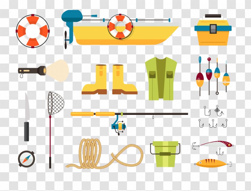 Fishing Angling Animation Illustration - De - Elements Transparent PNG