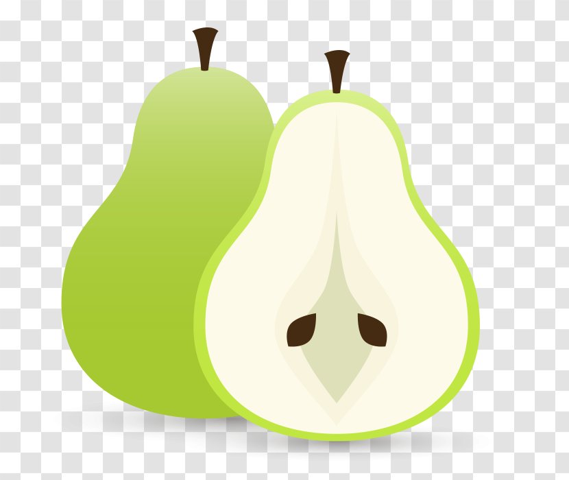 Pear Green Nose Font Transparent PNG
