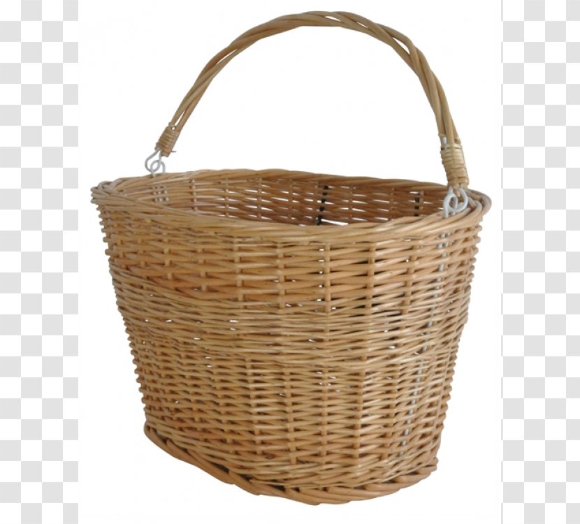 Basket Wicker Handle Rattan Hamper - Weaving - Cane Transparent PNG