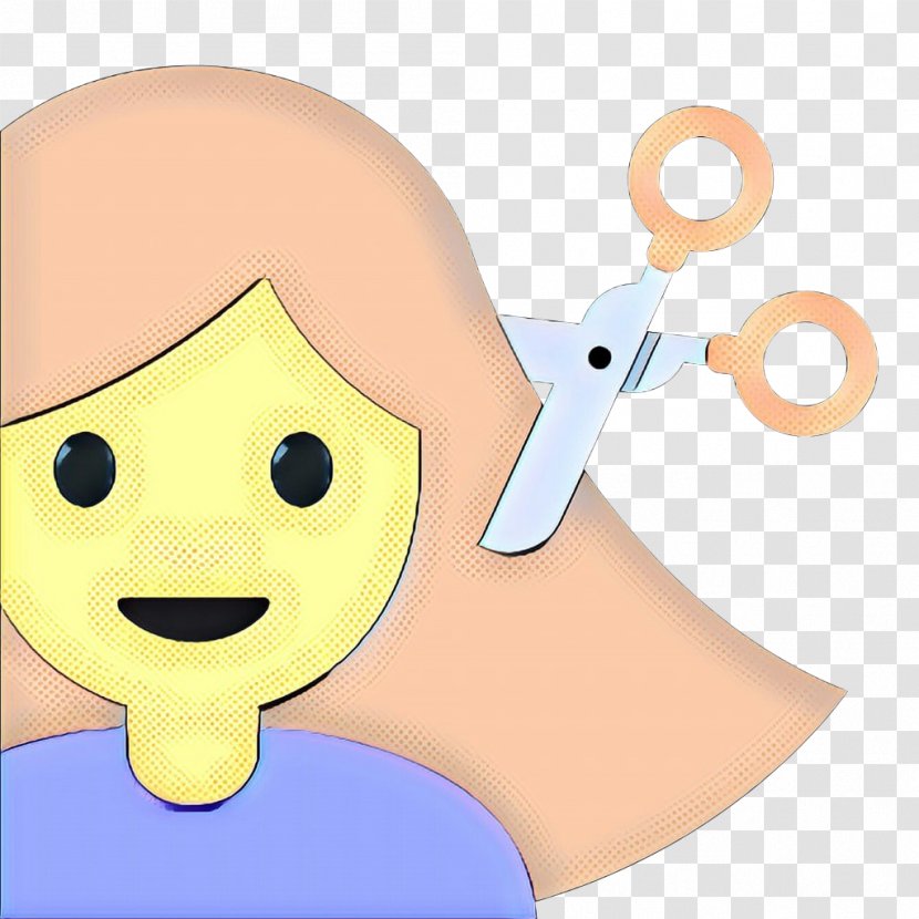 Cartoon Nose Yellow Head Clip Art - Smile Thumb Transparent PNG