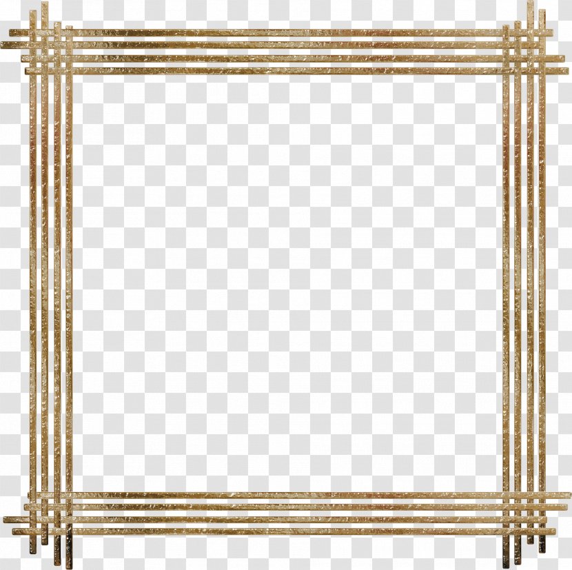 Picture Frame Espelhos Clip Art - Android Application Package - Gold Border Transparent PNG