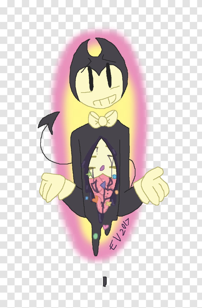 Bendy And The Ink Machine Fan Art Bacon Soup - Frame - Watercolor Transparent PNG