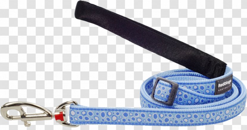 Leash Dog Collar Strap - Blue Transparent PNG