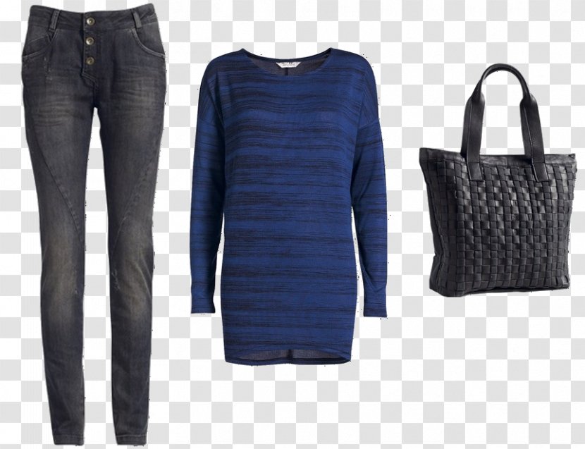 Jeans Denim Fashion Cobalt Blue Shoulder - Sleeve - European Style Luxury Transparent PNG