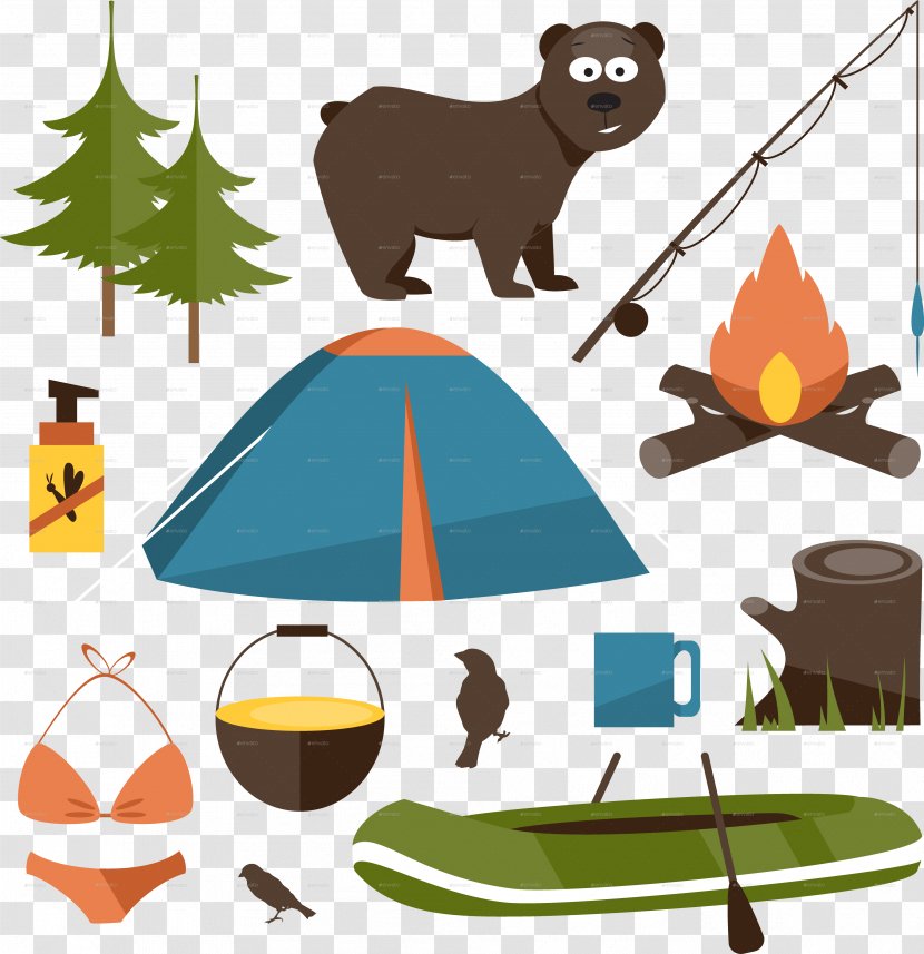 Camping Art Clip - Area - Cartoon Transparent PNG