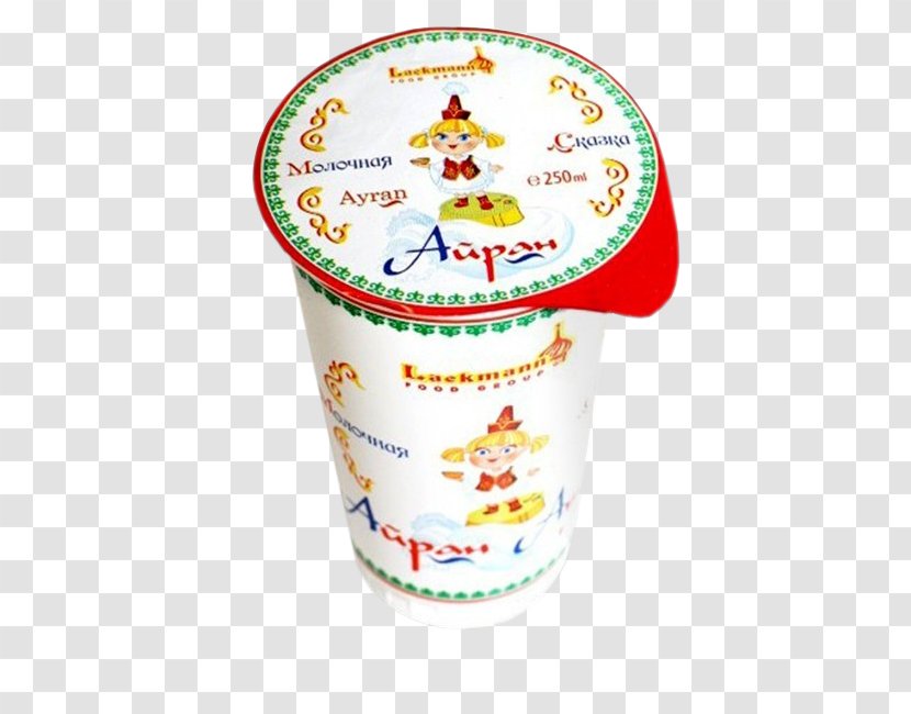 Ayran Kefir Ryazhenka Smetana Food - Tableware Transparent PNG