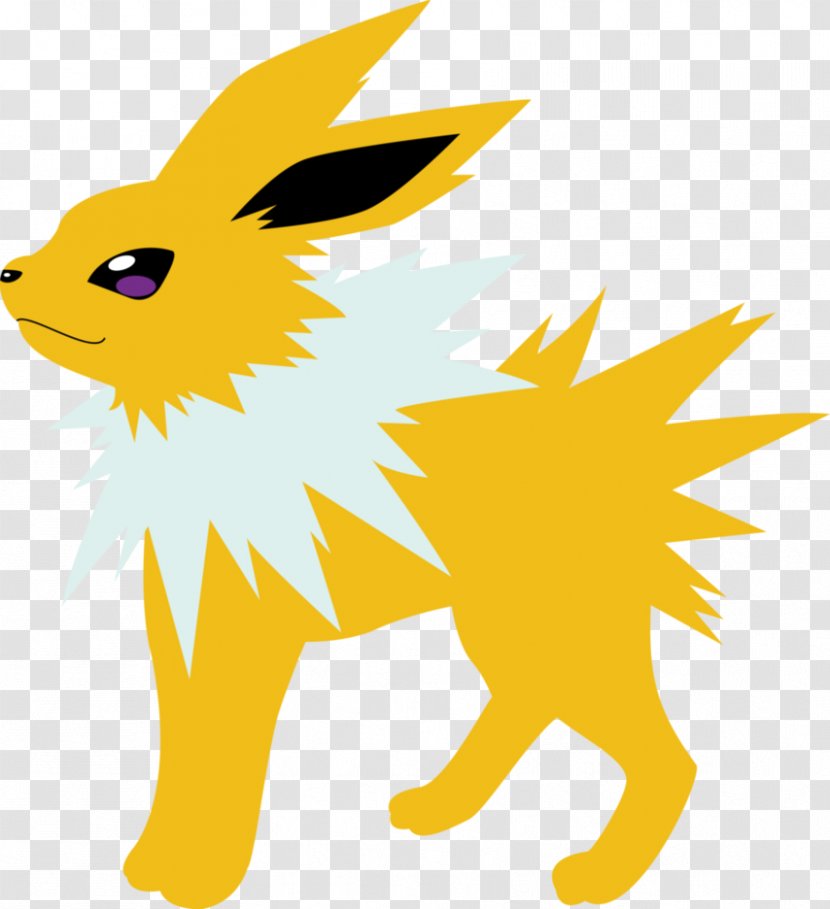 Pokémon Yellow Jolteon X And Y Eevee - Pokedex - Drawing Transparent PNG