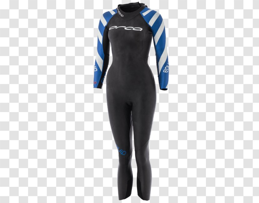 Orca Wetsuits And Sports Apparel Triathlon Diving Suit Open Water Swimming - Electric Blue Transparent PNG