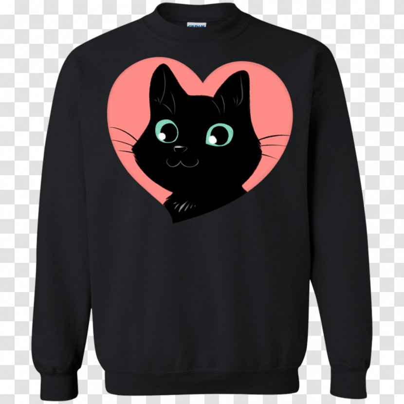 T-shirt Hoodie Sleeve Clothing - Sweatshirt - Cat Lover T Shirt Transparent PNG