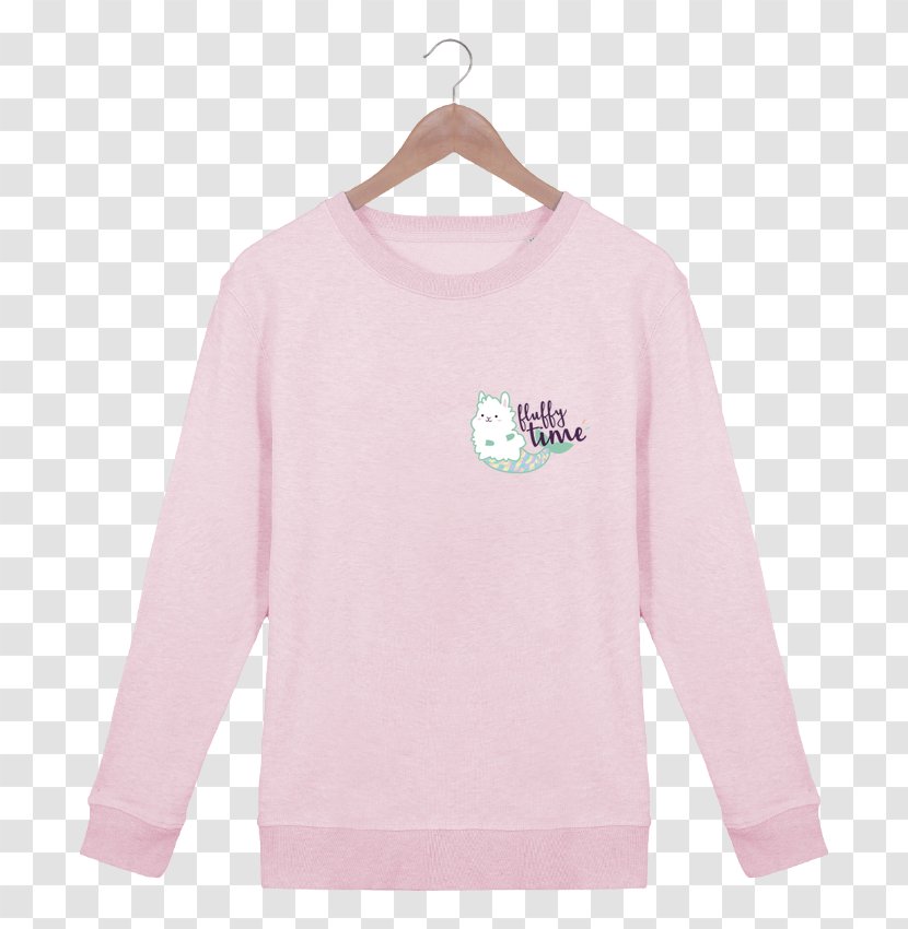 T-shirt Hoodie Bluza Bag Sleeve - Sweater - Mermaid Pink Transparent PNG