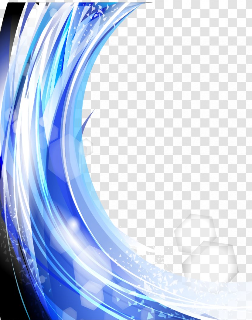 Blue Science Euclidean Vector - And Technology Border Transparent PNG
