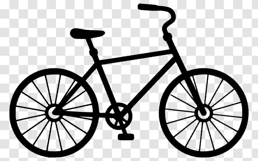 Clip Art Racing Bicycle Openclipart Free Content - Monochrome Photography Transparent PNG