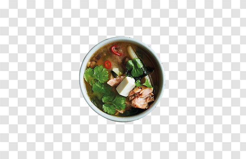 Sushi Miso Soup Tempura Sashimi Take-out - Coriander Transparent PNG