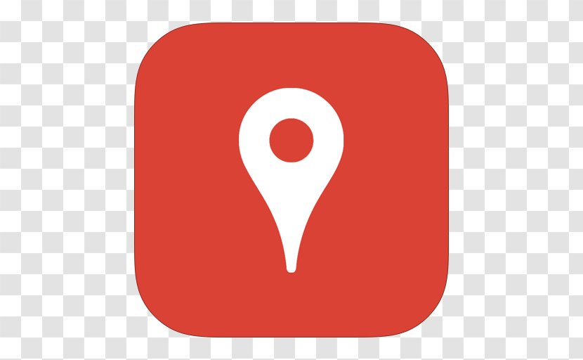 Heart Love Symbol Brand - Google Map Maker - MetroUI Places Transparent PNG
