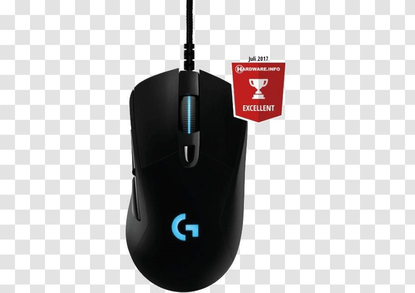Computer Mouse Laptop Logitech G403 Prodigy Gaming Optical - Electronic Device Transparent PNG
