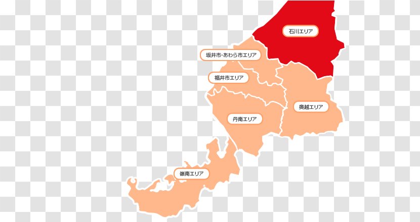 Echizen Ono Sakai Prefectures Of Japan 日華化学（株） - Diagram - Areas Occupation Transparent PNG