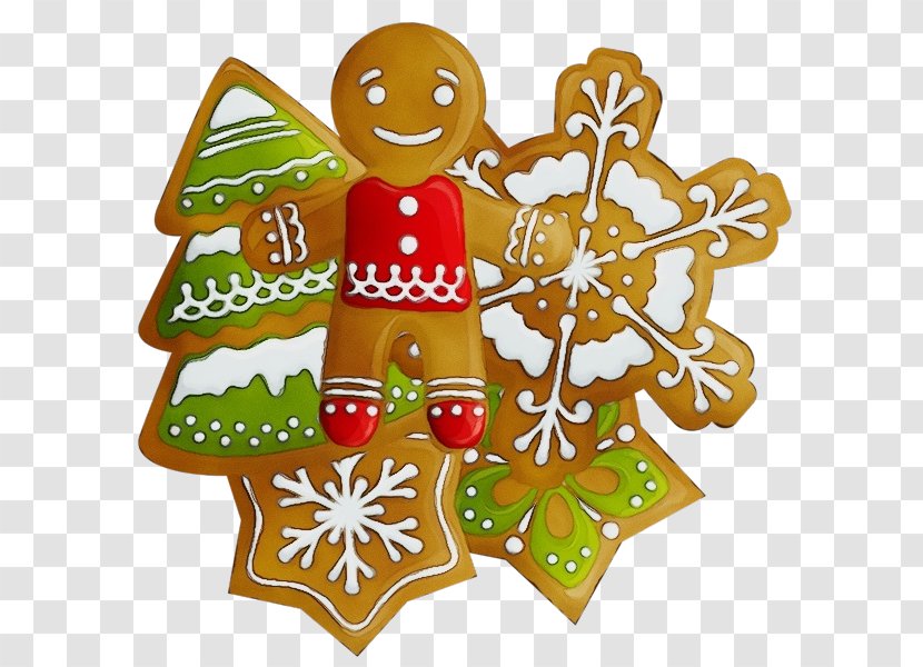 Christmas Gingerbread Man - Day - Dessert Transparent PNG