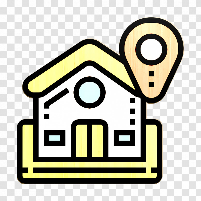 Architecture Icon Gps Icon Home Icon Transparent PNG