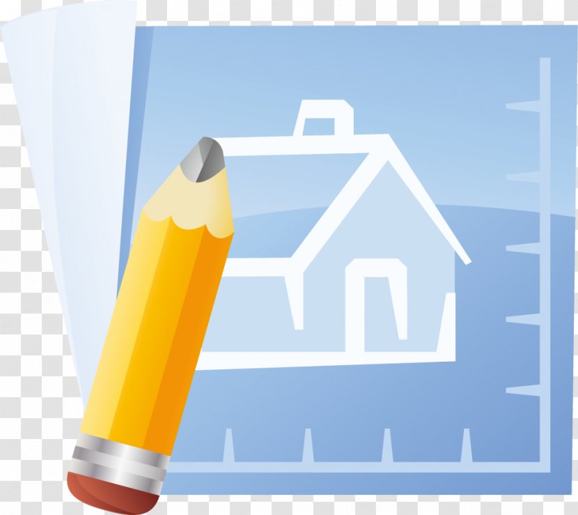 Drawing - Brand - Vector Creative Design Pencil Blueprints Transparent PNG