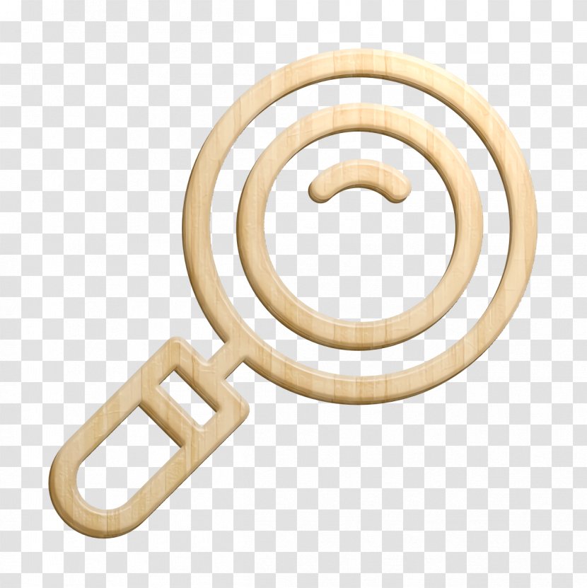 Loupe Icon Miscellaneous Elements Search - Pendant - Metal Symbol Transparent PNG
