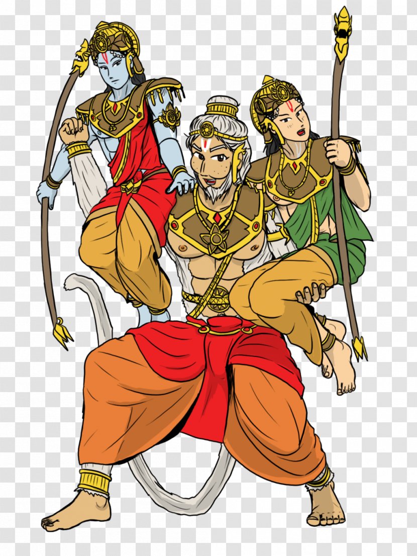 Ramayana Sita Hanuman Mahabharata - Costume Transparent PNG