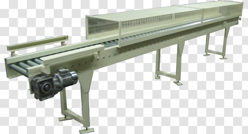 Lineshaft Roller Conveyor Belt System Rullo Machine Tool - Material Handling - Chain Transparent PNG