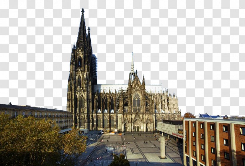 Cologne Cathedral Wallraf-Richartz Museum Great St. Martin Church, Excelsior Hotel Ernst Domspatz | Boardinghouse - Facade - Vision Transparent PNG