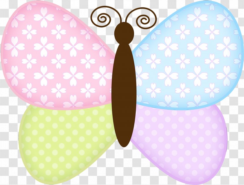 Pink Butterfly Insect Clip Art Pattern - Magenta Oval Transparent PNG