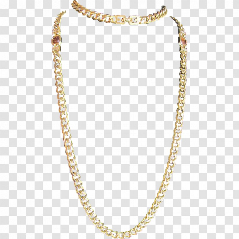 Earring Necklace Chain Jewellery Gold - Pearl Transparent PNG