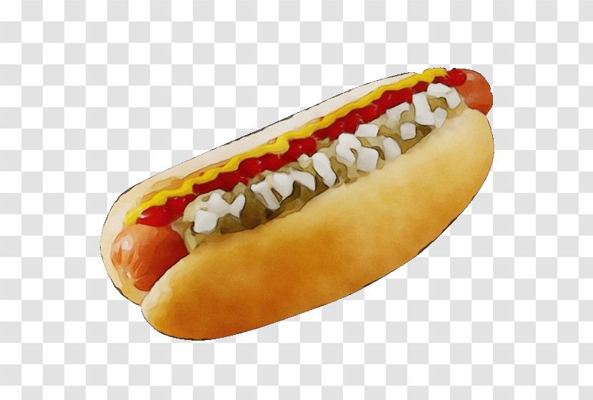 Fast Food Hot Dog Bun Sausage Bun Dodger Dog Hot Dog Transparent PNG