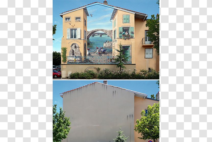 Street Artist Facade - Hacienda - Building Transparent PNG