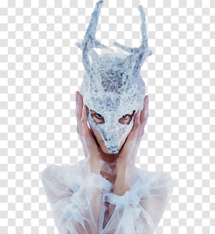 Head Costume Headgear Mask - Watercolor Transparent PNG