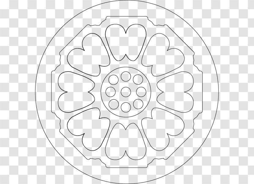 Circle Line Art White Point Font - Drawing - Lotus Jade Rabbit Transparent PNG