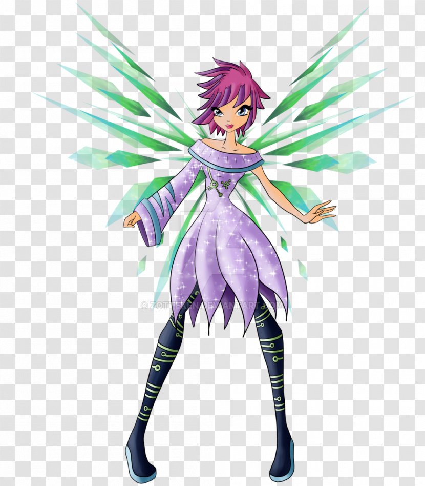 Tecna Bloom Aisha Fairy Drawing - Flower Transparent PNG