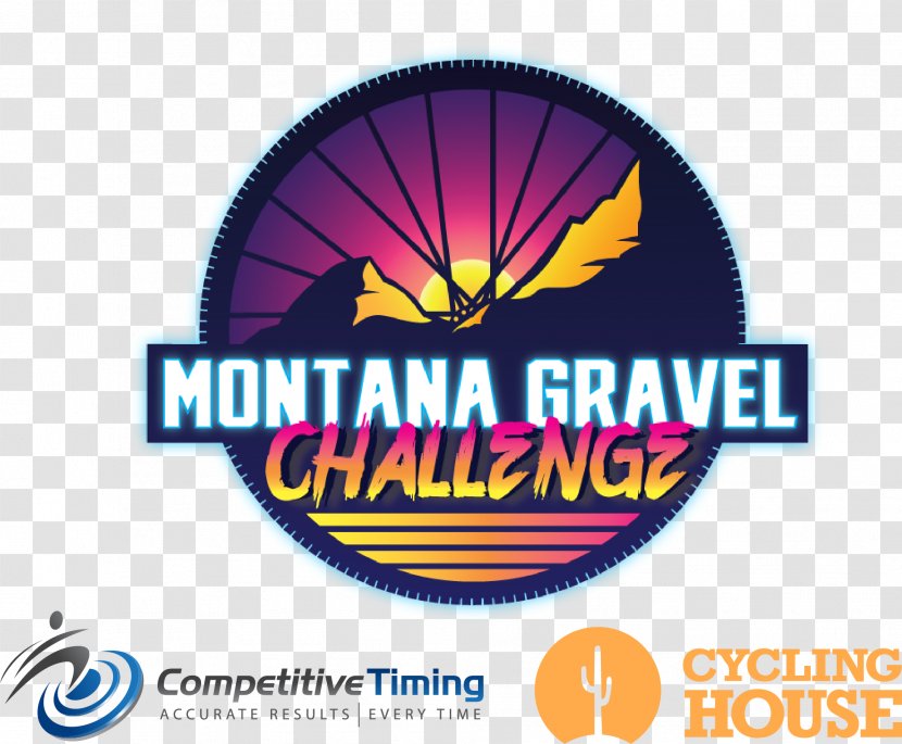 Montana Gravel Competitive Timing Logo Brand - Label - Rocky Mountain Transparent PNG