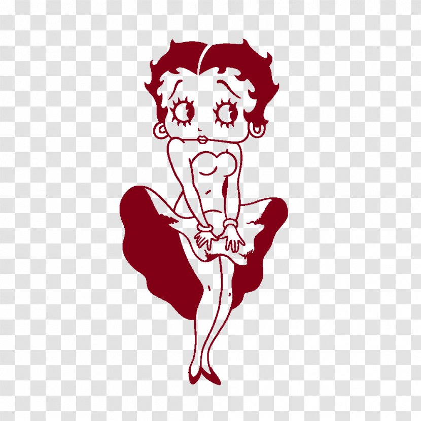 Betty Boop Video Clip Art - Silhouette Transparent PNG