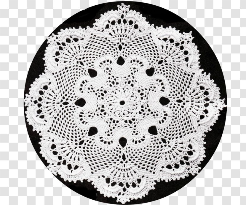 Cloth Napkins Doilies Crochet Knitting Pineapple Gallery - Tableware - Table Transparent PNG