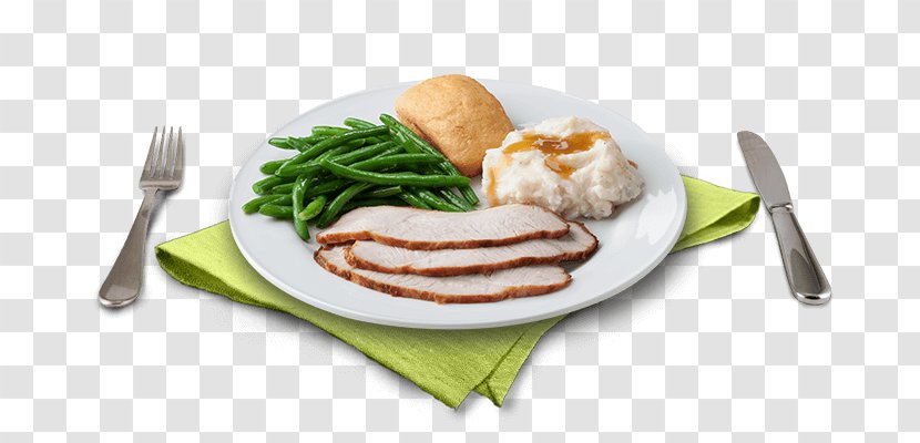 Roast Chicken Rotisserie Sandwich Full Breakfast Boston Market - Plate - Turkey Transparent PNG